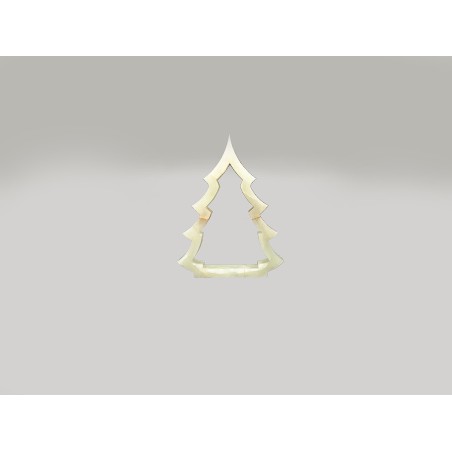 DECORAZIONE NATALIZIA ALBERO IN ONICE VERDE