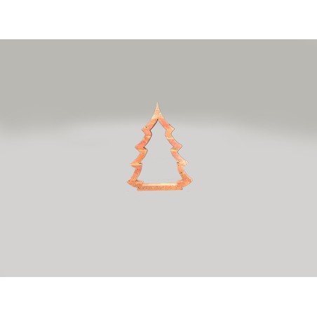 DECORAZIONE NATALIZIA ALBERO IN TRAVERTINO ROSSO