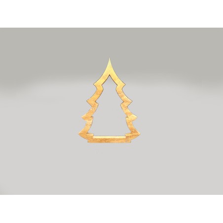 DECORAZIONE NATALIZIA ALBERO IN TRAVERTINO GIALLO