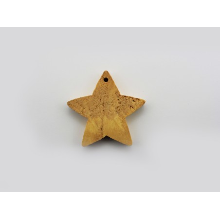 DECORAZIONE - STELLA IN TRAVERTINO GIALLO