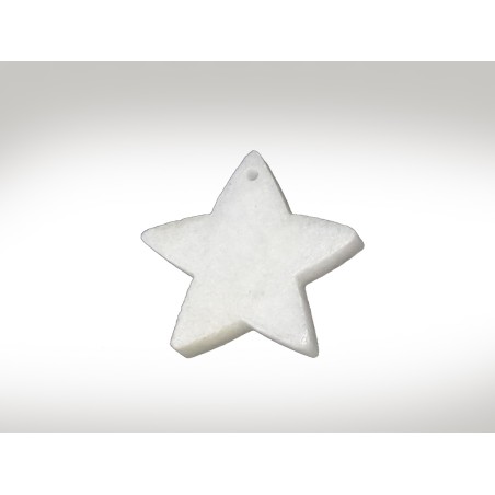 DECORAZIONE - STELLA IN BIANCO AMORE