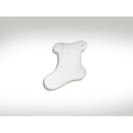 CALZA NATALIZIA IN BIANCO AMORE