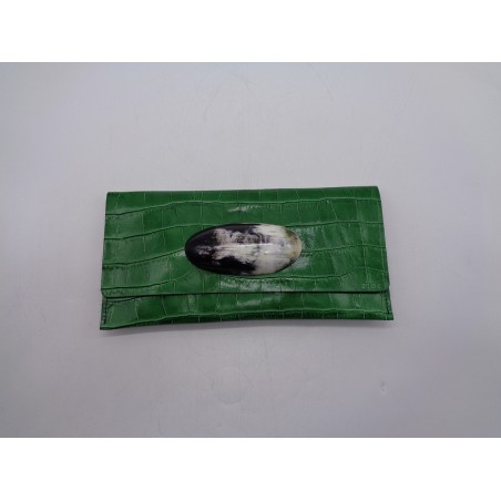 POCHETTE VERDE CON DIASPRO