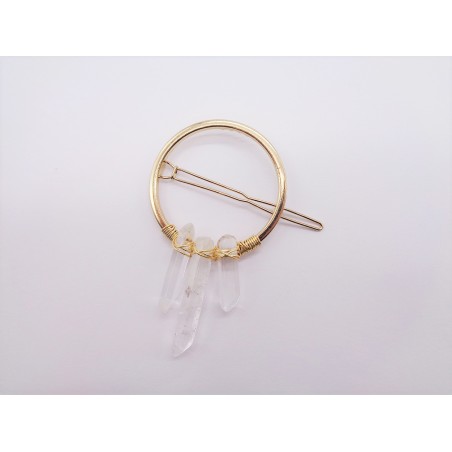 FERMAGLIO IN CRISTALLO DI ROCCA