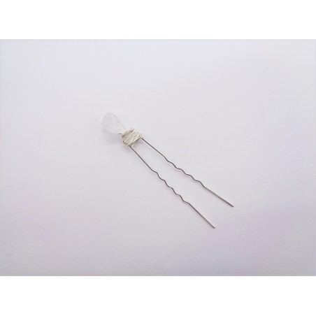 FERMACAPELLI IN CRISTALLO DI ROCCA