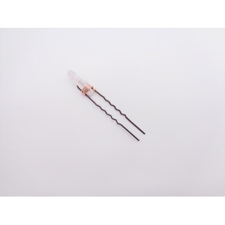 FERMACAPELLI IN CRISTALLO DI ROCCA