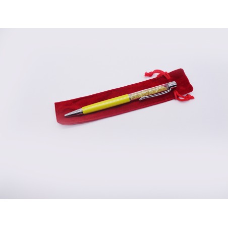 PENNA CON CHIPS IN QUARZO LIMONE