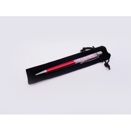 PENNA CON CHIPS IN QUARZO ROSA