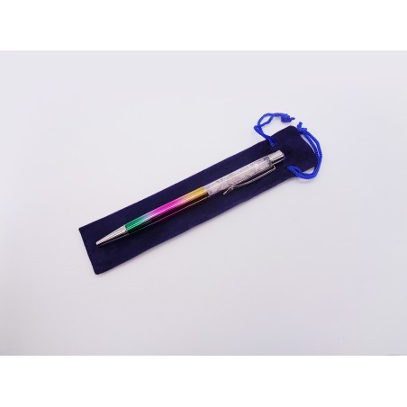 PENNA CON CHIPS IN QUARZO ROSA