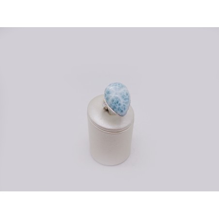 ANELLO CON PIETRA NATURALE LARIMAR