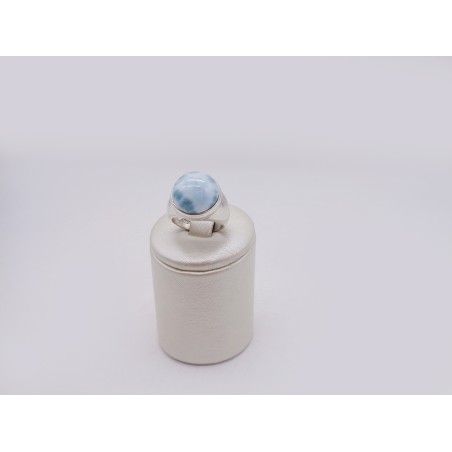 ANELLO CON PIETRA NATURALE LARIMAR