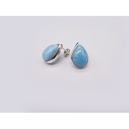 ORECCHINI CON LARIMAR