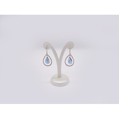 ORECCHINI CON PIETRA LARIMAR
