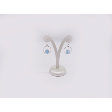 ORECCHINI CON PIETRA LARIMAR