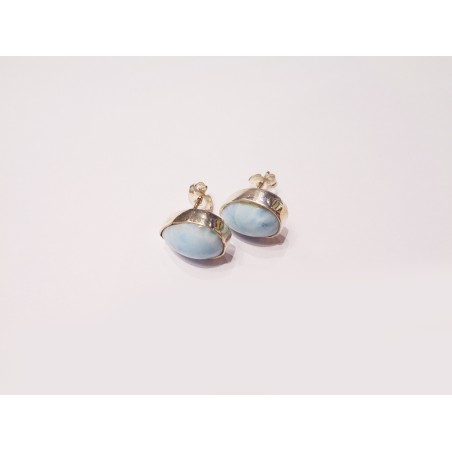 ORECCHINI CON PIETRA LARIMAR