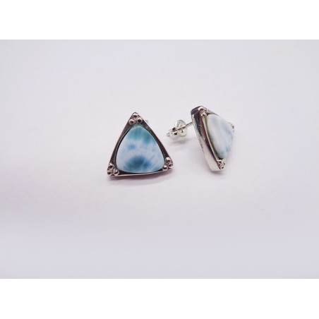 ORECCHINI CON PIETRA LARIMAR