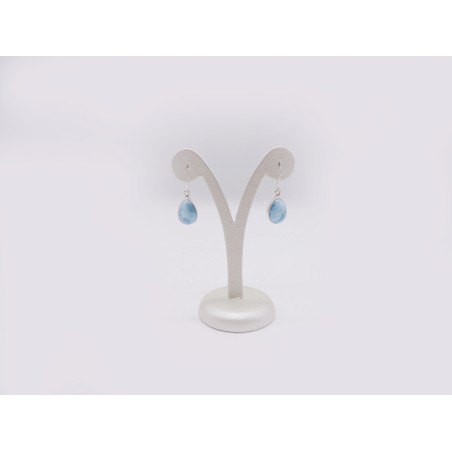 ORECCHINI CON PIETRA LARIMAR