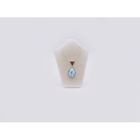 COLLANA CON CIONDOLO IN LARIMAR