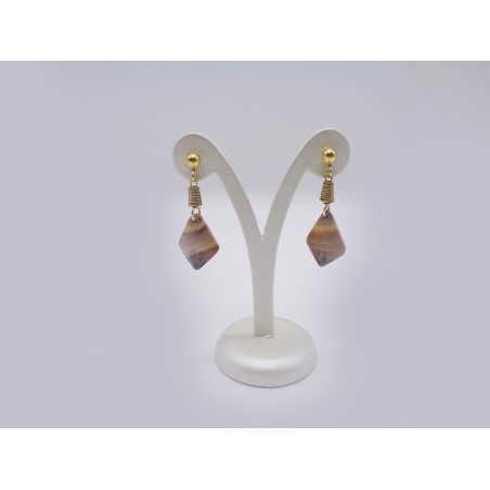 ORECCHINI IN PIETRA PAESINA