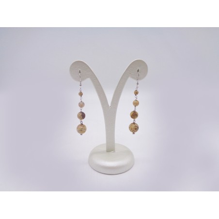 ORECCHINI IN PIETRA PAESINA