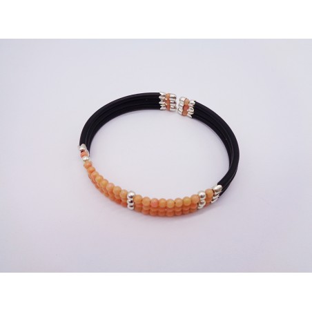 BRACCIALE IN CORALLO ROSA