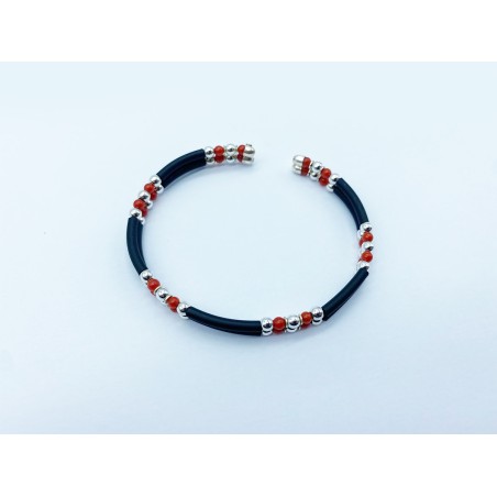 BRACCIALE RIGIDO IN CORALLO ROSSO