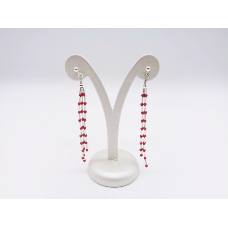 ORECCHINI DI CORALLO ROSSO