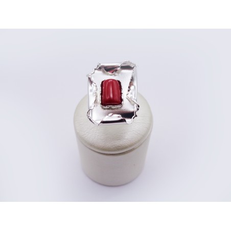 ANELLO IN CORALLO ROSSO