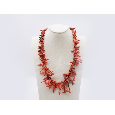 COLLANA RAMI DI CORALLO GREZZO