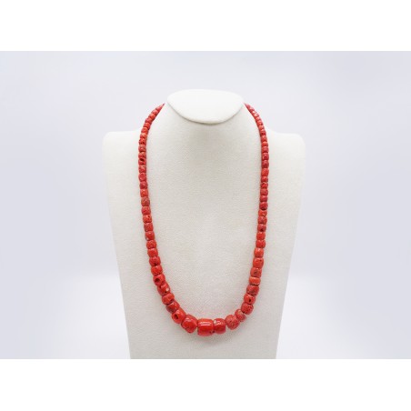 COLLANA DI CORALLO GREZZO