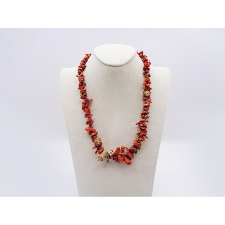 COLLANA DI CORALLO GREZZO