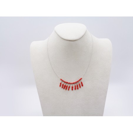 COLLANA CON CORALLO ROSSO