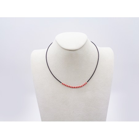 COLLANA CON CORALLO ROSSO
