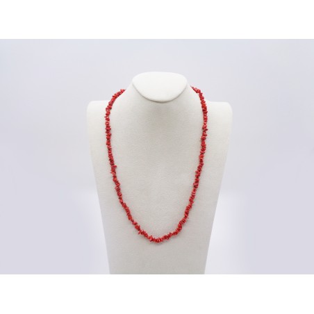 COLLANA DI CHIPS IN CORALLO