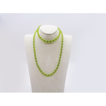 COLLANA IN AMBRA VERDE