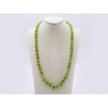 COLLANA IN AMBRA VERDE