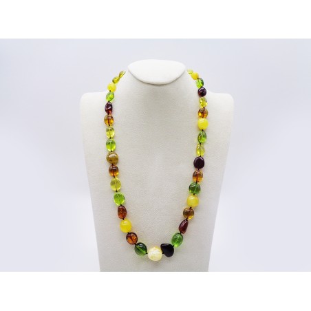 COLLANA IN MIX DI AMBRA