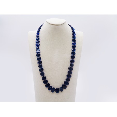 COLLANA IN AMBRA BLU