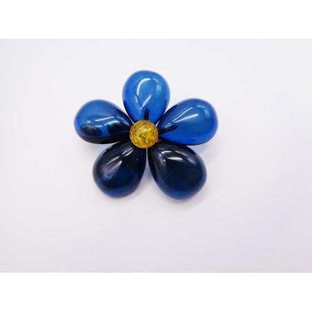 SPILLA IN AMBRA BLU