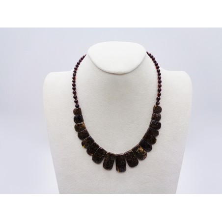 COLLANA CORTA IN AMBRA