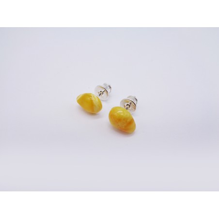 ORECCHINI A GOCCIA IN AMBRA