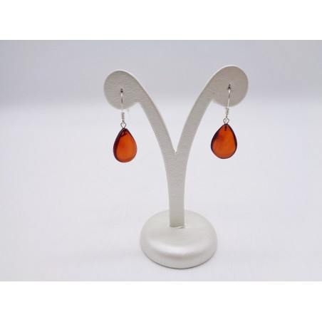 ORECCHINI A GOCCIA IN AMBRA