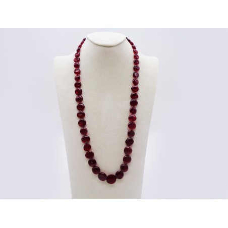 COLLANA IN AMBRA ROSSA