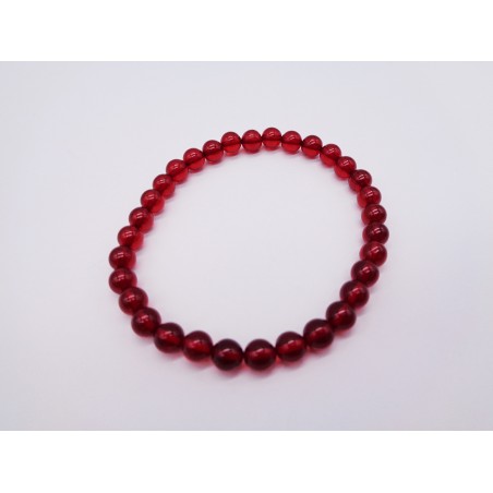 BRACCIALE IN AMBRA ROSSA