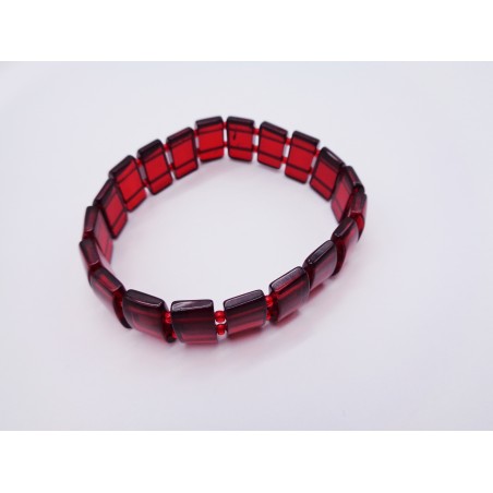 BRACCIALE IN AMBRA ROSSA