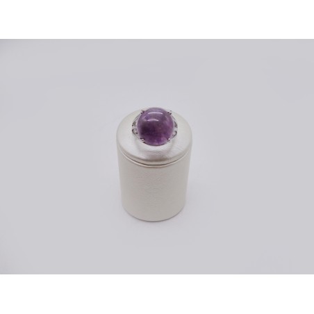 ANELLO IN PIETRA NATURALE AMETISTA