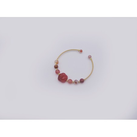 BRACCIALE IN AGATA NATURALE