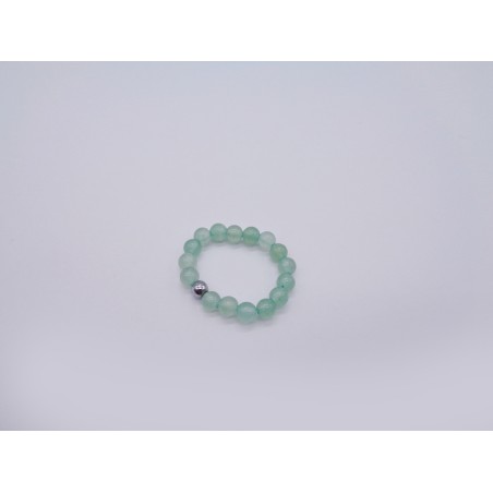 ANELLO ELASTICO IN FLUORITE VERDE