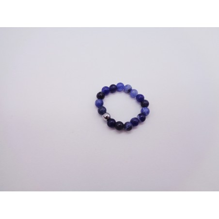 ANELLO ELASTICO IN LAPISLAZZULI