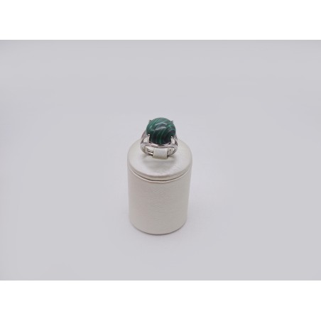 ANELLO IN PIETRA MALACHITE